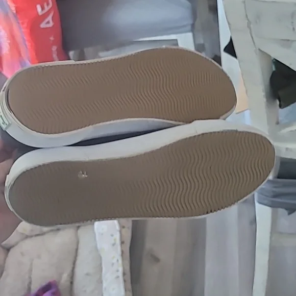 Jack Rogers Navy Blue Gold Embellishment Carter Canvas Sneakers Size 5.5 - Picture 7 of 7